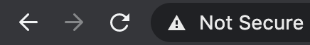 Not Secure Not Secure