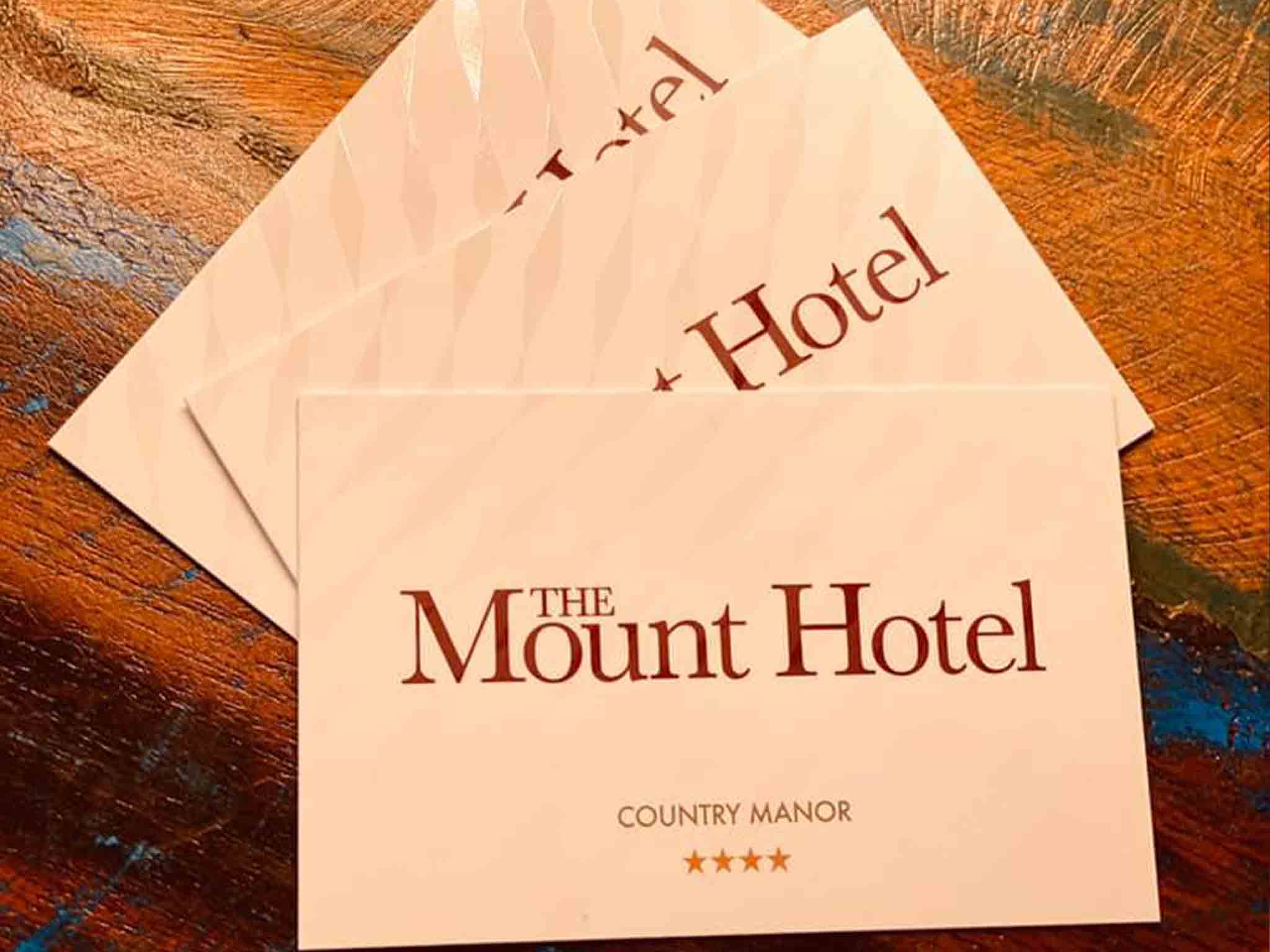 The Mount Hotel Business Card Design Print